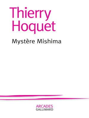 cover image of Mystère Mishima